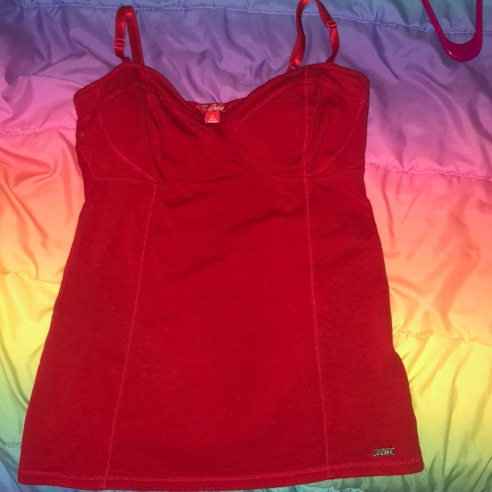 Guess corsette style tank